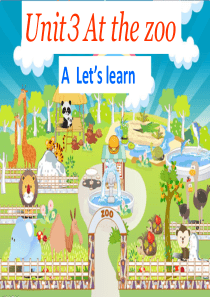 PEP小学英语三年级下册Unit3-A-Lets-learn