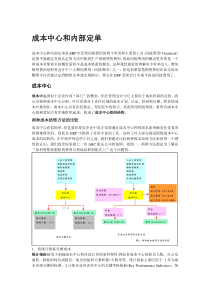 成本中心和内部定单(1)