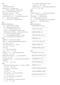 人教版-高一英语必修三-unit1-单元复习-习题-练习-及答案