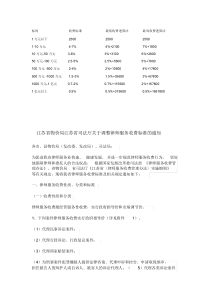 新版江苏省物价局江苏省司法厅关于调整律师服务收费标准的通知课件.doc