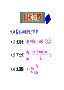 1.2.2基本初等函数的导数公式及导数的运算法则