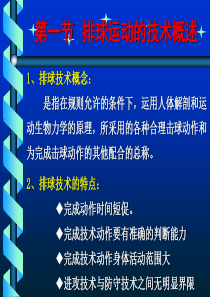 排球基本技战术