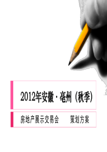 XXXX亳州秋季人居展策划方案