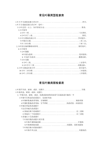 常见果实类型检索表