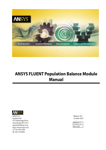 ANSYS-FLUENT-14.5-Population-Balance-Module-Manual