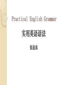 实用英语语法课件(课内练习)