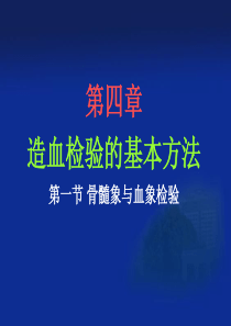 骨髓细胞形态学检查1