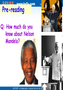 Unit5 Nelson Mandela-a modern hero-pre-reading,rea