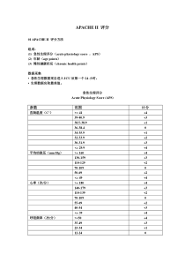 APACHE-II-评分