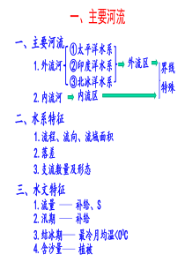 中国的河流水文水系特征问题探究OK