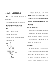 4.4光的折射知识点总结