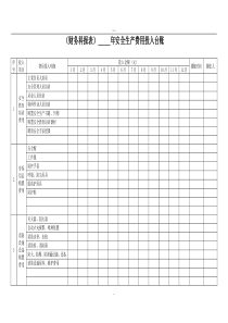 安全生产费用投入台账(模版报表)