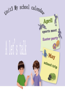 新人教版pep五年级英语下册unit3-My-school-calendar-A-lets-talk