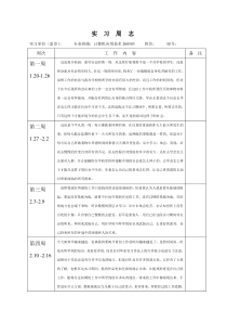 实习周志(正式)