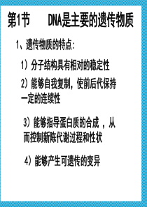 人教版高中生物必修二第三章复习课件