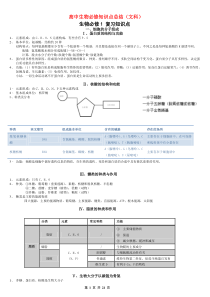 高中生物必修知识点总结(文科)