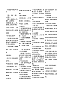 六年级下册道德与法制特精品知识点