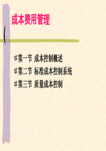 成本费用管理(PPT 87页)