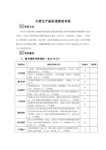 建筑公司管理人员绩效考核办法