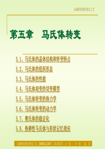 5材料科学与工程专业《金属热处理原理及工艺》课件-第五章__马氏体转变