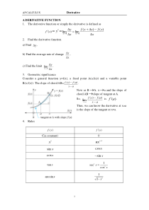 2014_AP微积分CALCULUS知识点总结