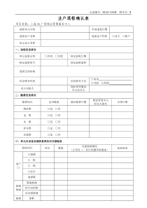 物业房屋退租确认表