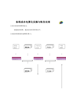 标准成本电算化实操与帐务处理