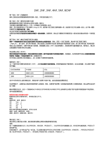 数据库1NF--2NF--3NF--4NF--5NF--BCNF的定义和区别