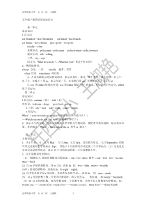 五年级下册英语语法知识点