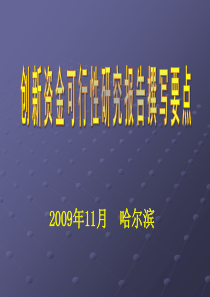 创新基金可研报告编制指导讲座ppt