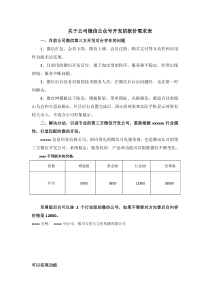 关于公司微信公众号开发的报价方案