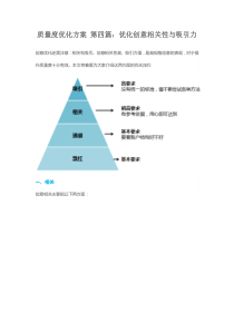 质量度优化方案 第四篇：优化创意相关性与吸引力