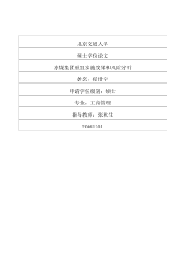 永煤集团重组实施效果和风险分析