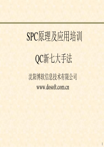 SPC原理及应用培训-QC新七大手法