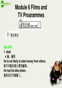 2011届高考英语总复习《学案与测评》Module6 Films and TV Programmes