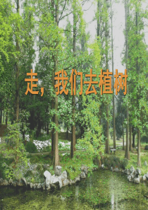 《走-我们去植树》课件PPT