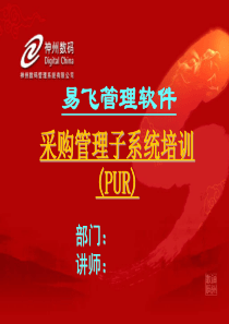 采购管理_(PUR)培训