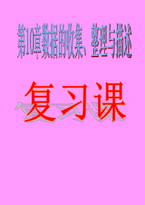 数据的收集整理与描述复习课件