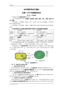 【会考+高考】高中生物知识点汇编【必修+选修专题】