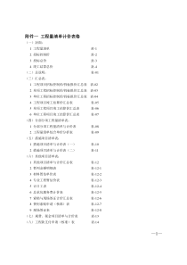 工程量清单计价全套表格(空白)