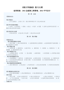 统计学基础练习题及参考答案