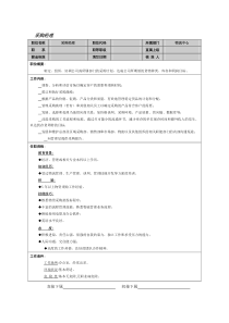 采购经理工作说明书