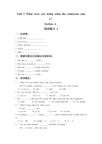 英语人教版八年级下册Unit5-SectionA(3a-3c)