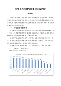 2018-年7护理质量分析会议内容