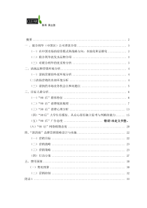 “新清扬”针对90后市场品牌策划方案