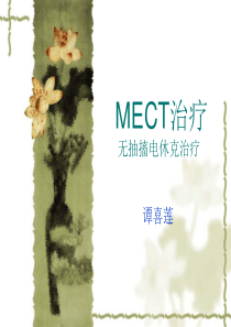 MECT治疗--无抽搐电休