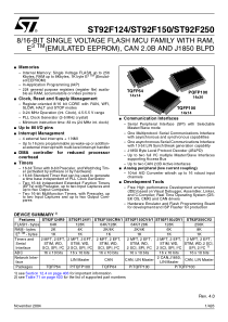 ST92250R2QB中文资料