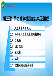 第三讲+风力发电机组的结构及组成