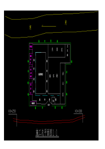cad施工平面布置图