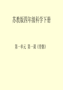 《骨骼》教学课件